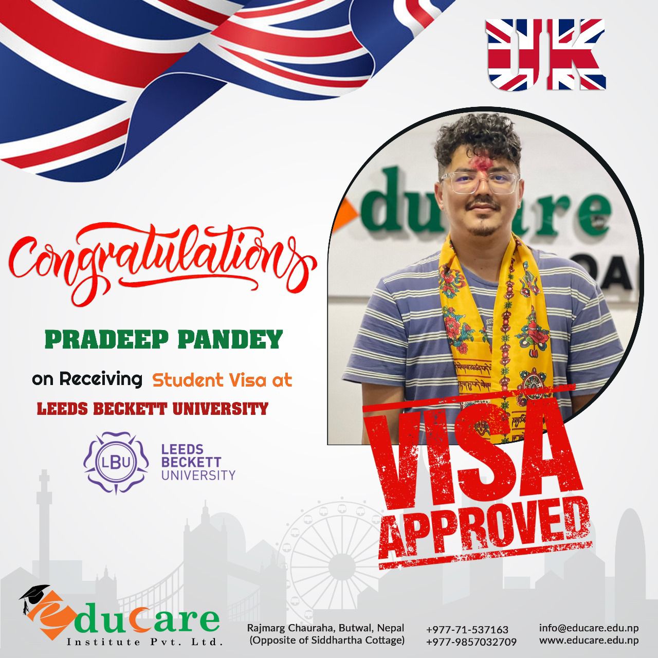 Congratulations pardeep Pandey