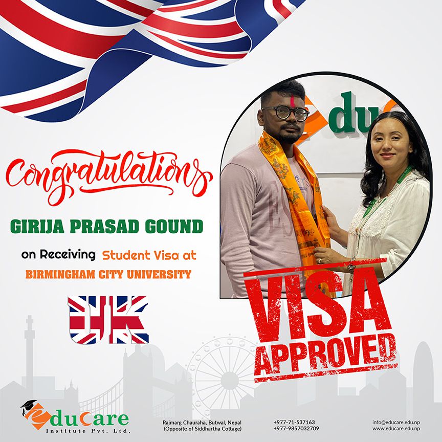 Congratulations Girija Prasad Gound