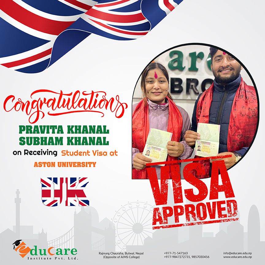 Congratulations Pravita and Subham Khanal